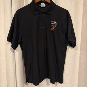 Walt Disney Imagineering Black Polo Shirt